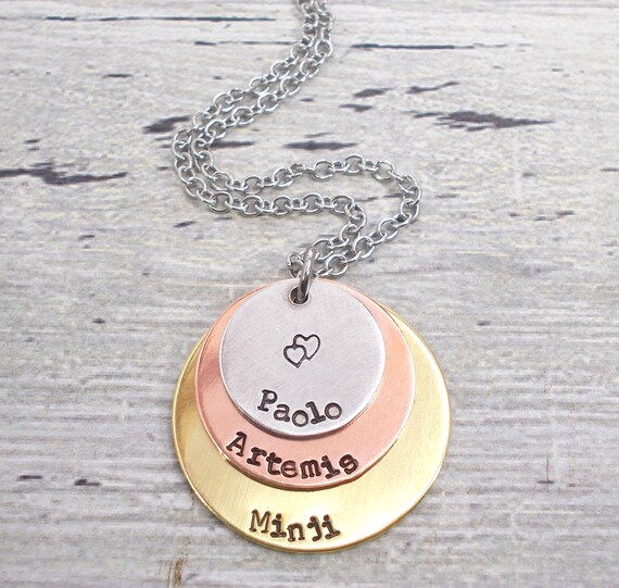 Mother Necklace Mother Jewelry Personalized Mom Jewelry Mom