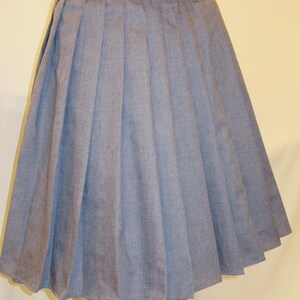 Grey pocket pleated skirt KF90020