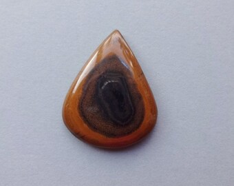 Tiger Eye teardrop cabochon 31x25mm
