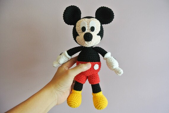 Crochet Mickey Mouse Amigurumi Handmade Crochet Amigurumi