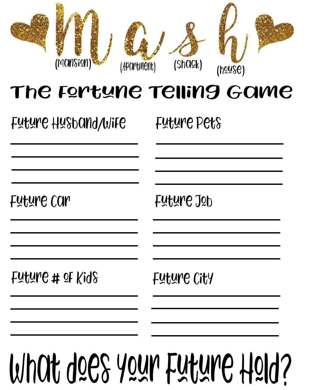 Printable Mash Game Printable Word Searches Printable Mash Game Printable Word Searches