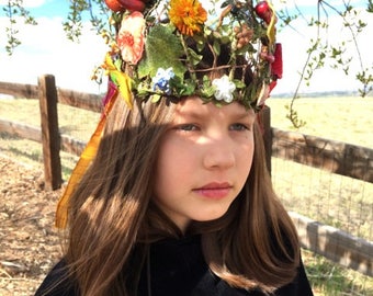 Earthly Garden Crown / Garland / Wreath