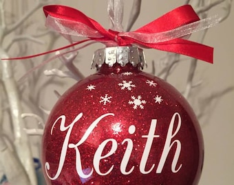 Personalised Christmas Bauble