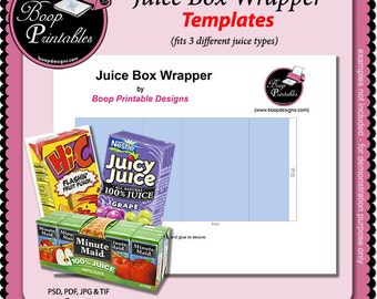 Juice box wrappers | Etsy