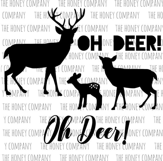 Free Free 155 Silhouette Deer Family Svg SVG PNG EPS DXF File