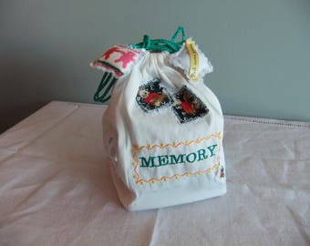 Memory game two-ply foam with storage pouch
