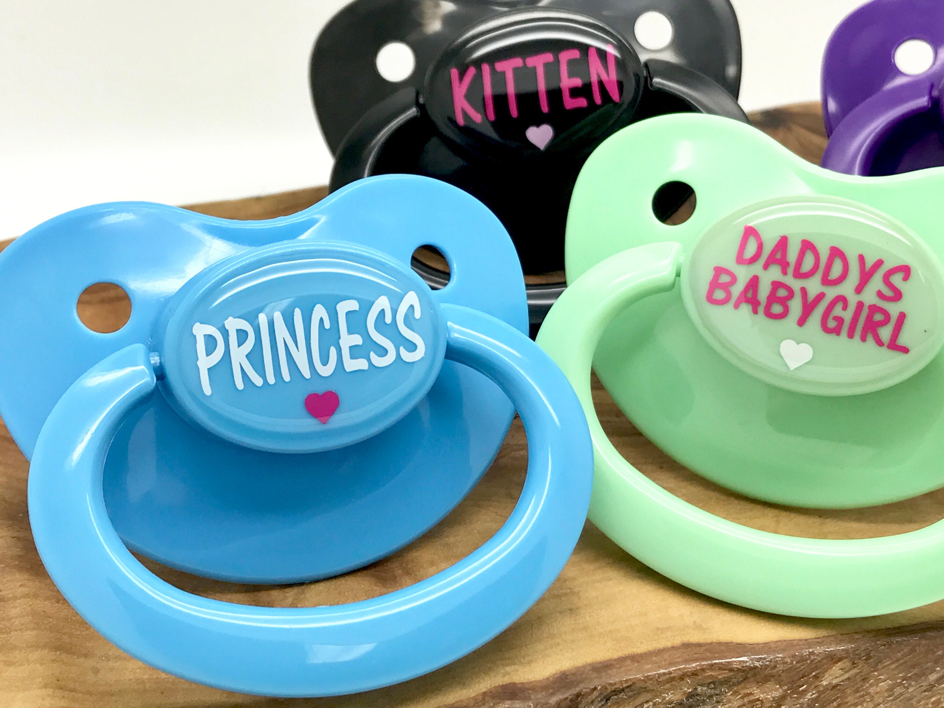 ABDL Custom ADULT Pacifier/Dummy nuk SIZE 6 personalized