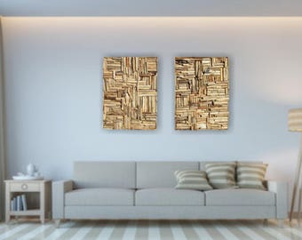 Large Mosaic Driftwood Wall Art, Beach Home Decor, Coastal Wall Art, Driftwood Wall Hanging Art, Driftwood Home Decor,