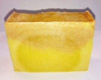 Luxury Lemon Essential Oil Soap Bar With Vitamin E Limited Edition Handmade Vegan Natural Organic Non-GMO 100g/3.5oz