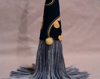 Batman gnome, unique gift, Christmas gift, handmade gnome, birthday present, magical world, Batman decor.