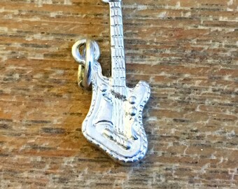 Sterling Guitar Charm