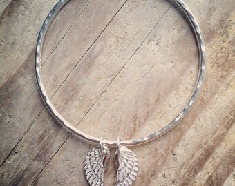 Double Angel Wing Bangle