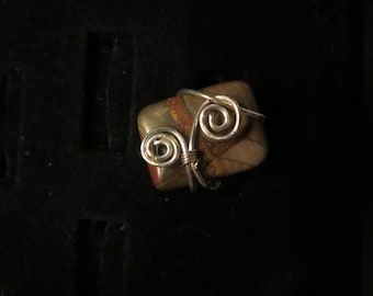 Picasso Jasper Ring