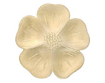 Brass stamping, 32mm x 30mm dimensional flower stamping BB-3896