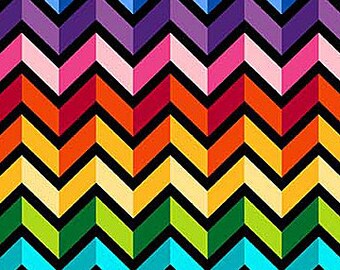 Northcott - Colorwork Concepts - 20802-99 - Chevron - Fabric by the Yard