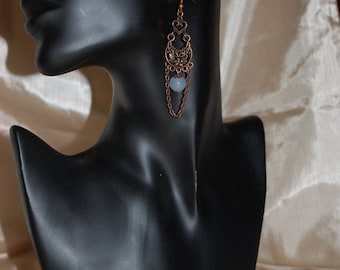 Earrings "Phaedra" of antique inspiration.