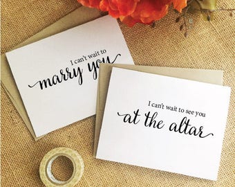 wedding card for husband on wedding day card to my groom card wedding gift husband card groom gift from bride I can't wait to marry you card