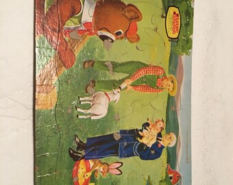 captain kangaroo frame tray puzzle