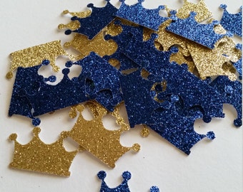 Royal Prince Baby Shower, Royal Baby Shower Decorations, Royal Crown, Blue and Gold Crown, Crown, Prince Crown, Baby, Prince Baby Shower