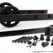 Barn Door Hardware - Handrubbed Bronze Barn Door - Bronze Barn Door Kit - Sliding Barn Door Kit - Oil Rubbed Bronze