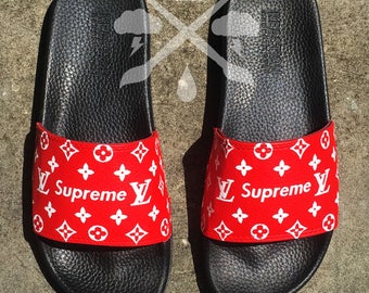 nike supreme slippers