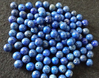 Vintage Lapis Lazuli 8mm Rounds