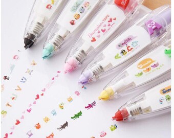 Cute Animals Cartoon Correction Tape School Supplies