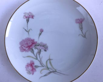 Vintage Royal Court China Carnation Salad Plate 7-1/2"