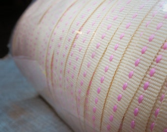 300 Yards Pink Dash Ribbons ~1 pieces #100966