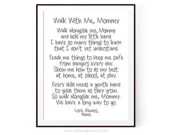 Walk with me mommy | Etsy