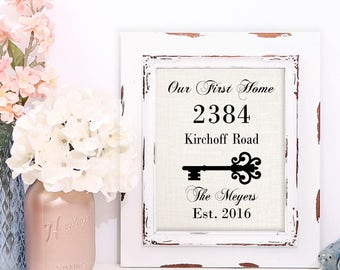 Realtor Closing gift, First Home Gift, Housewarming Gift, Our New Home, Realtor Gift, Gift for clients, Newlywed Gift, Skeleton Key