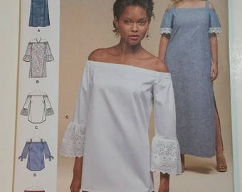 Simplicity Sewing Pattern 8296 Plus-Size Women's Dress, Top or Tunic U.S. Sizes 20W-28W