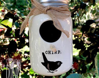 DECAL ONLY, Rae Dunn Inspired Vinyl Birdhouse Decals, Rae Dunn Inspired Decals, Rae Dunn DIY Birdhouse, Birdhouse Decals