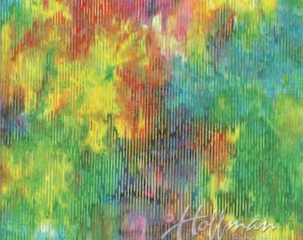 Hoffman Bali Batik Lines Multi