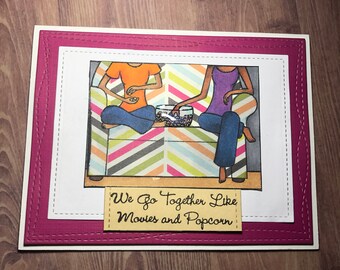 Bestfriend or Friend Greeting Card