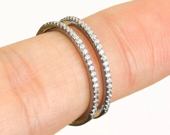 solid sterling silver topaz ring