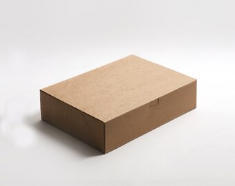 Kraft Boxes / Large / Plain / Box with Lid