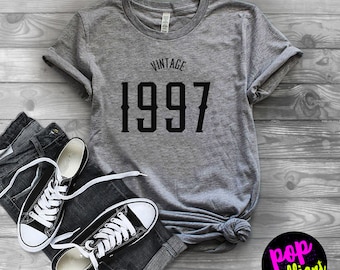 21st Birthday Gift for Her & Him - Vintage 1997 T-Shirt - 21st Birthday Gifts for guys and girls-21st Birthday Shirt-graphic tee-tshirt A159