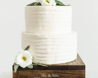 Rustic Cupcake Stand | Rustic Wood Cake Stand | Rustic Birthday Cake Stand | Rustic Cake Stand | Wedding Cake Stand - WS-262