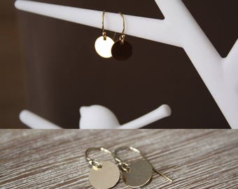 Earrings 14 k goldfilled medals