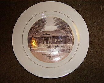 Chariton Public Library Collectors Plate Chariton Iowa