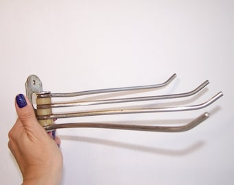 Vintage Towel Rack. Retro Rack for Bathroom/Kitchen. Old Four-Arm Drying Rack. Bathroom Decor. Made in the USSR.