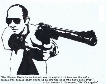 Hunter S. Thompson print