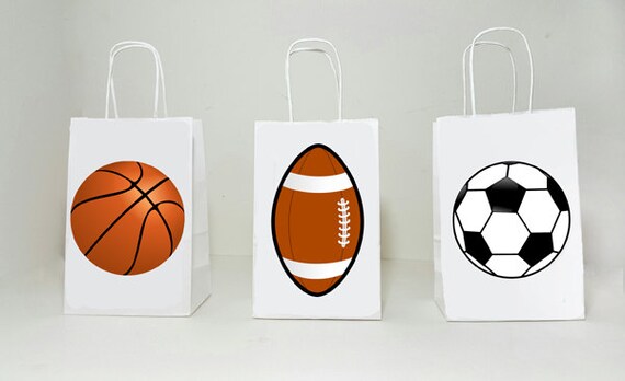 Sports Goody Bags Sports Favor Bags Sports Gift Bags Sports