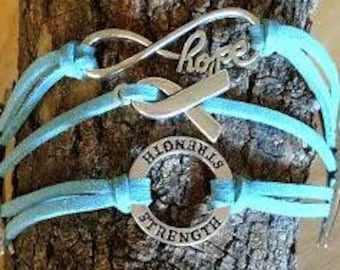 Ovarian Cancer Awareness Bracelet