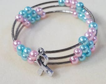 SIDS awareness wrap bracelet