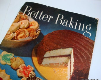 Vintage Cookbook, Better Baking, Crisco, Cooking, 1950's, Mid Century Recipes, Procter and Gamble Recipe Book