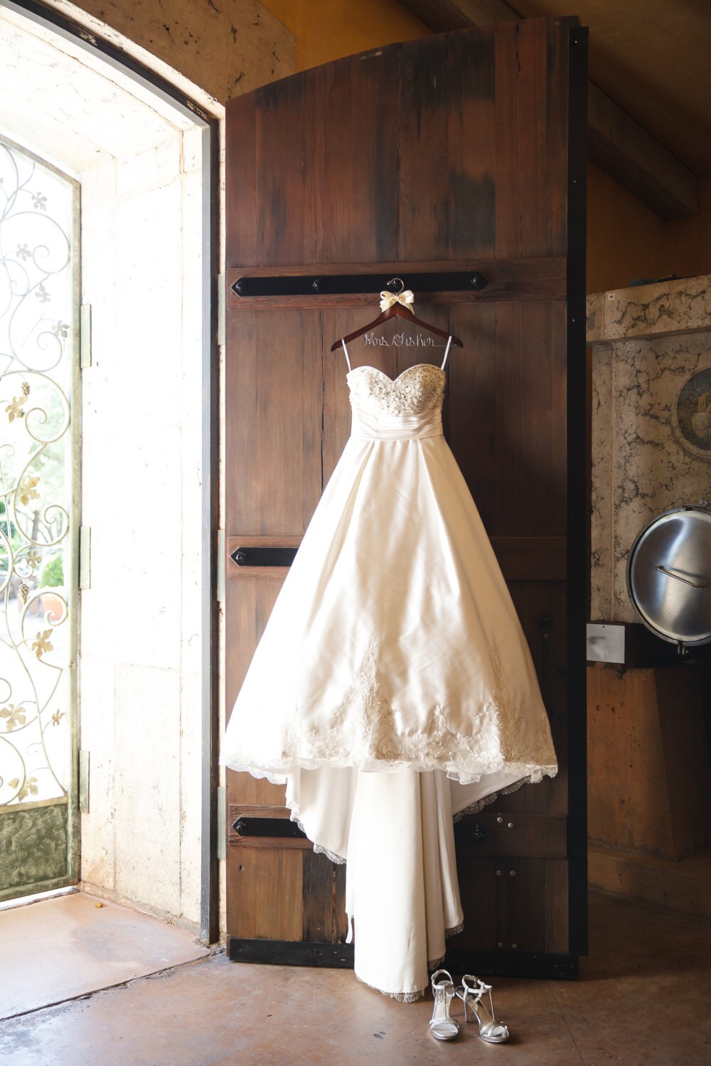 Wedding Dress Hanger Rustic Chic Wedding Dress Hanger Rustic Chic