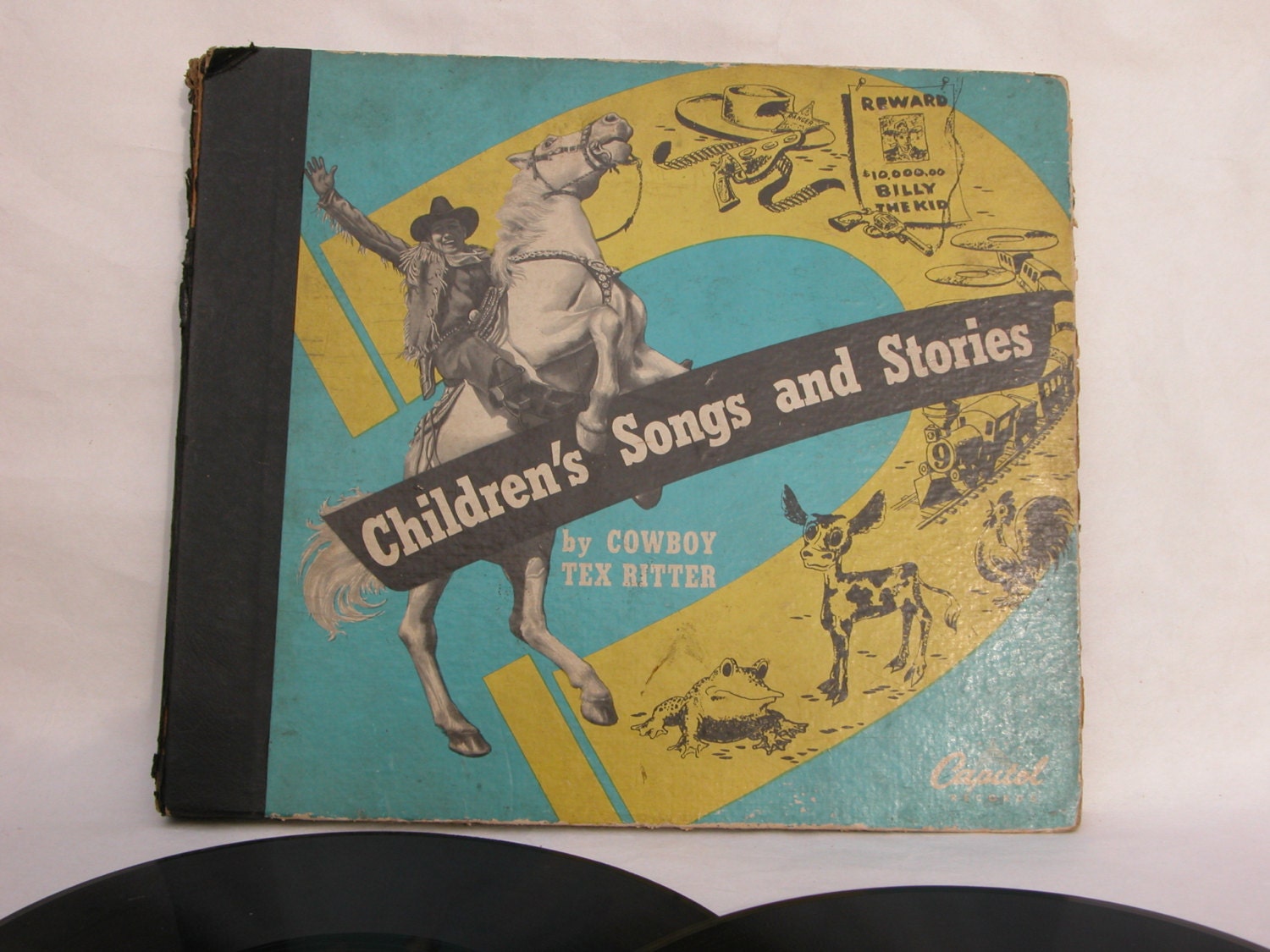 Tex Ritter Froggy Went A Courtin' Cowboy Tex Ritter Children's Songs and Stories Record Album