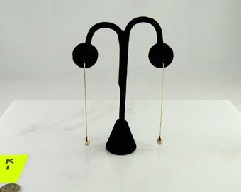 Long Drop Dangle Earrings Pierced